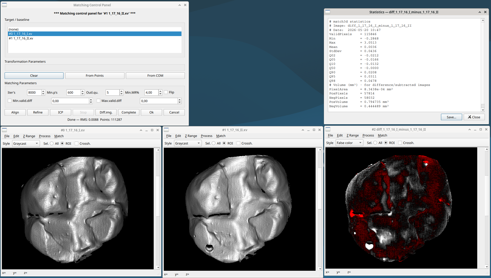 Match3D+ Interface
